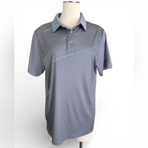 PGA Tour Men's Gray Polo Shirt Size Medium